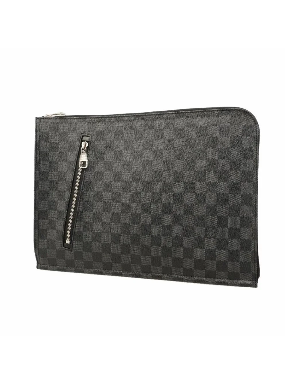 Louis Vuitton Clutch Damier Graphite Poche Document Black
